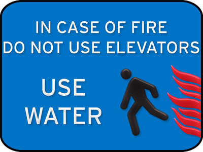 Funny Signs/Sign Boards Pictures » Funny fire sign board