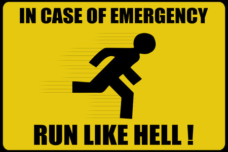 Funny Signs/Sign Boards Pictures » Funny emergency sign board