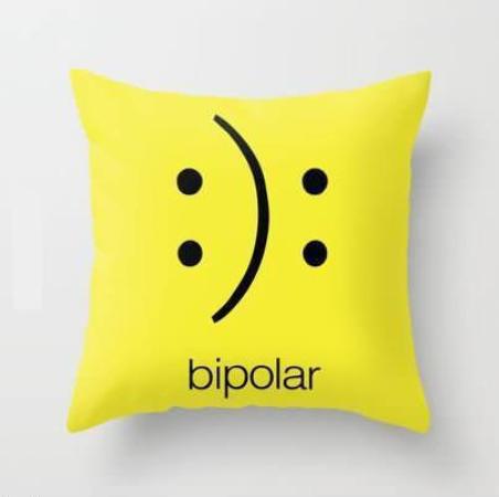 Happy and Sad Pillow