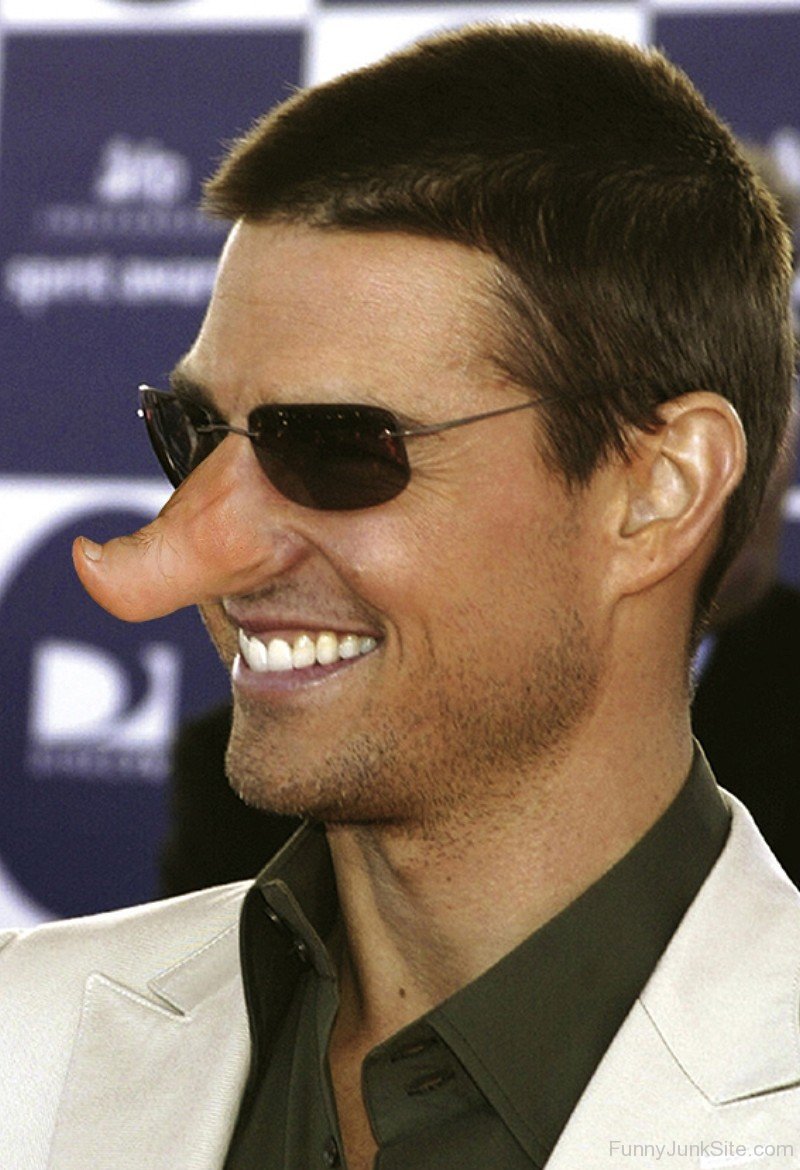 Funny Human Pictures » Tom Cruise Long Nose
