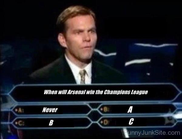 Funny Arsenal Picture \u00bb Funny Question On Arsenal