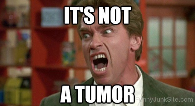 Image result for it's not a tumor