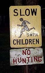 No hunting