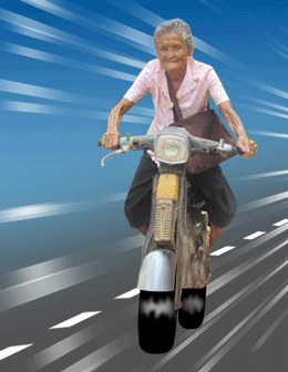 Nanny on Superbike