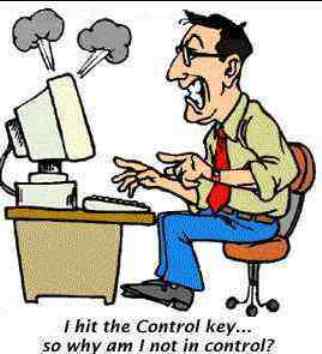 No control after pressing control key