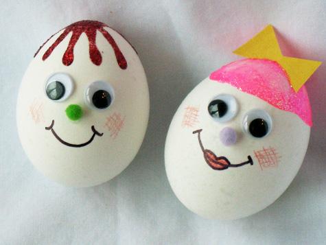 Cute Egg Couple