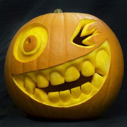 Scary Halloween Pumpkin