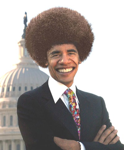 Afro Hairstyle Of Obama