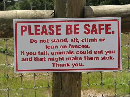 Funny Safety Warning