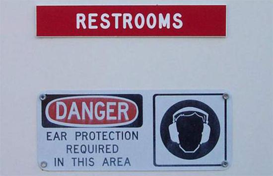 Restroom Warning