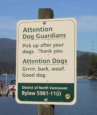 North Vancouver Sign Board
