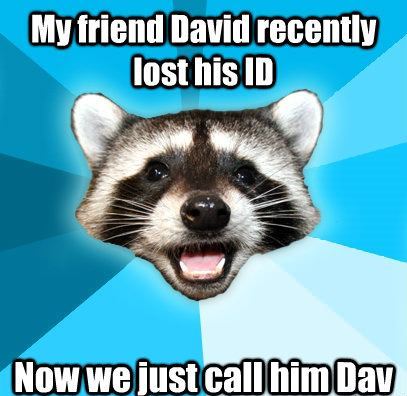 David Lost his ID