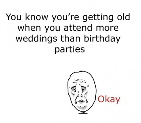 Weddings than birthday Parties