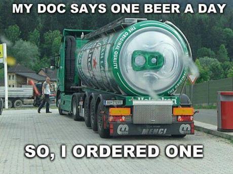 One Beer A Day...