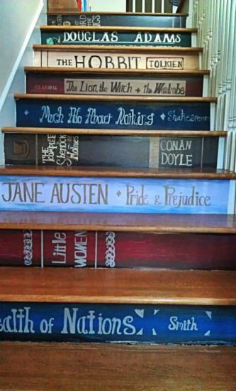 Stairs Of A Library