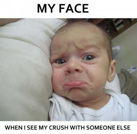 When I See My Crush With Someone