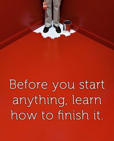 Before You Start Anything