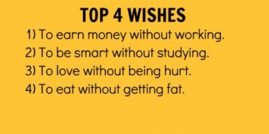 My Four Wishes