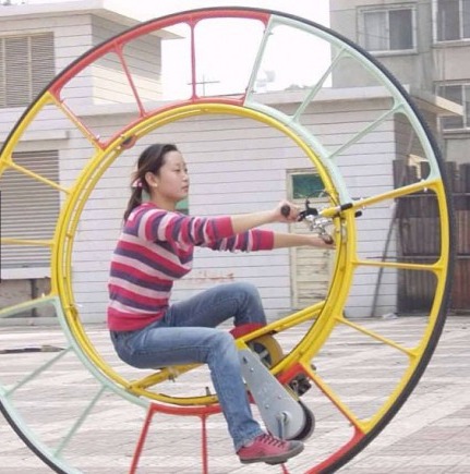 Cycle with One Wheel