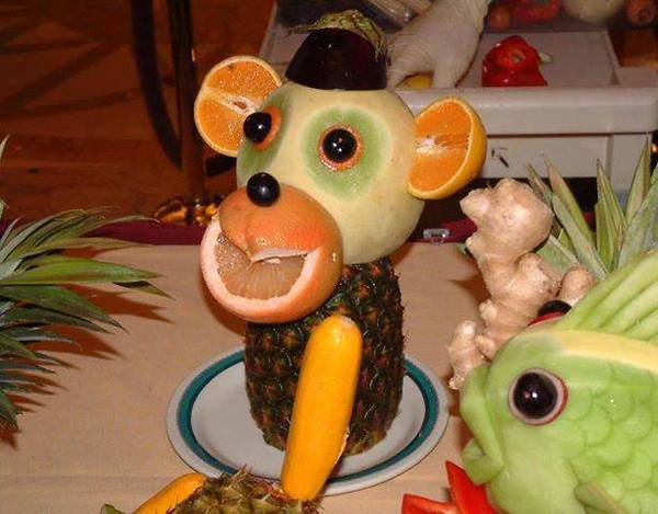 Funny Fruits Monkey