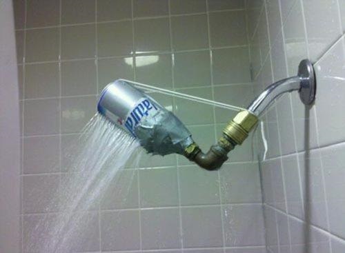 Homemade Shower