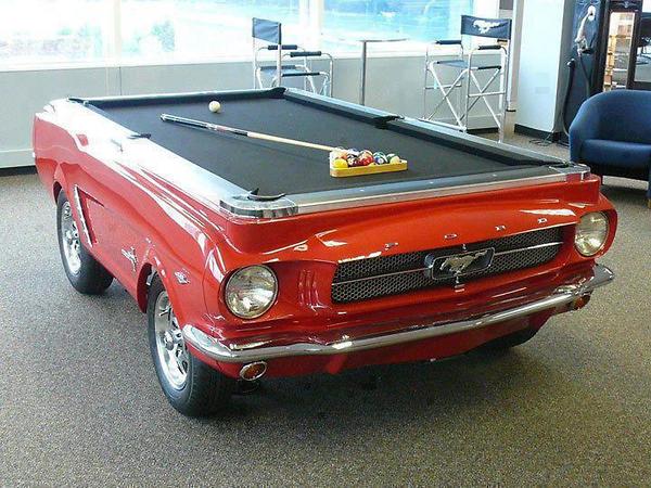 Awesome Mustang Pool Table