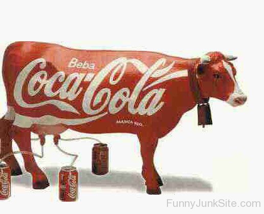 I was Cow But Now I am Coke Cow