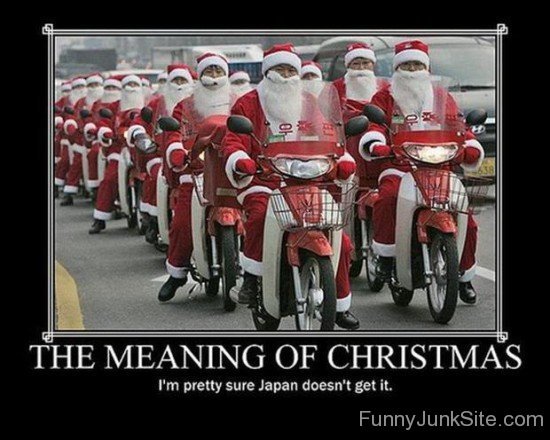 Santas Going to Party
