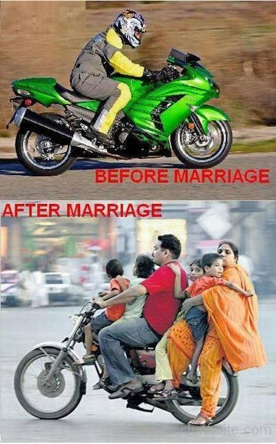 Before Marriage And After Marriage Funny Photo