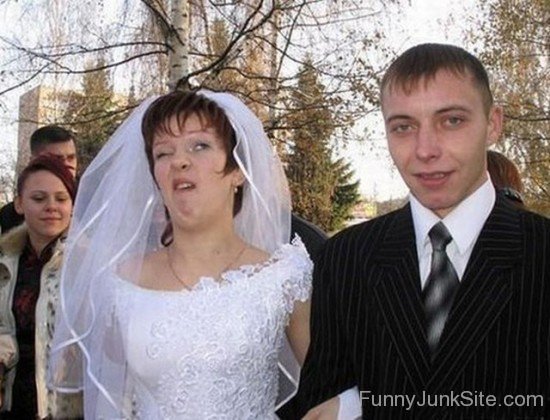Bride Face Funny Face