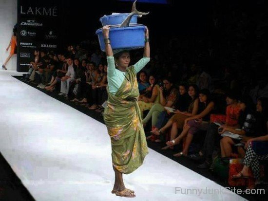 Fashion Show Indian Style Funny Pic