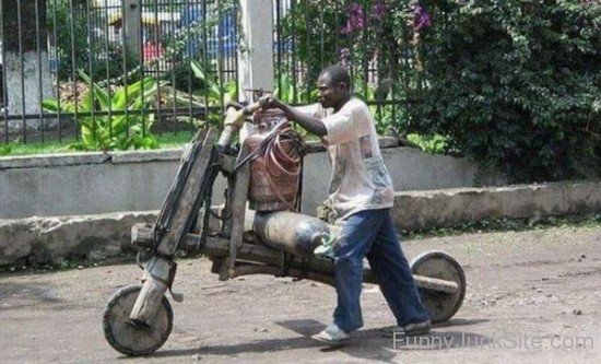 Funny African Bike Photo
