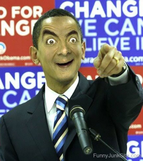 Funny Face Of Mr Bean