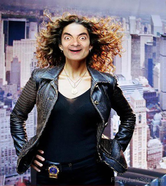 Funny Human Pictures » Mr Bean Funny Face