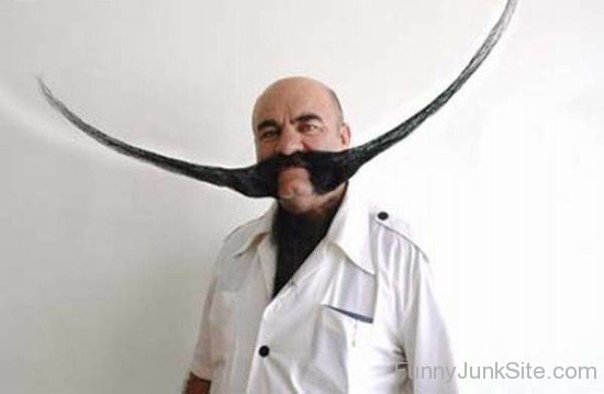 Mustache Of Ugly Man Funny