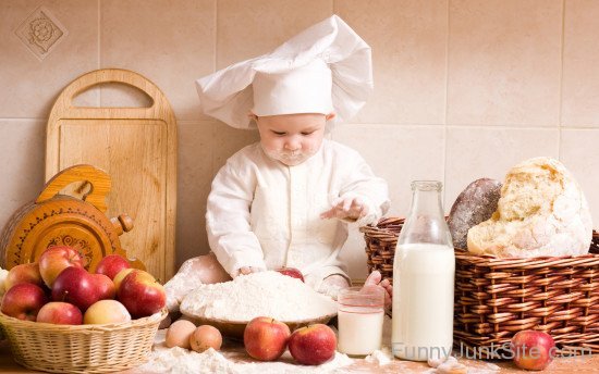 Funny Baby Chef