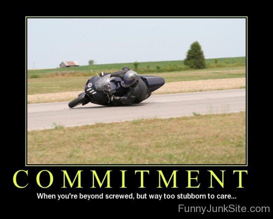 Commitment Funny Poster