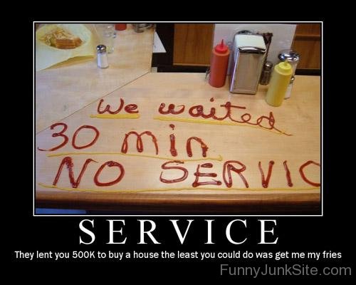 Funny Poster Of Service