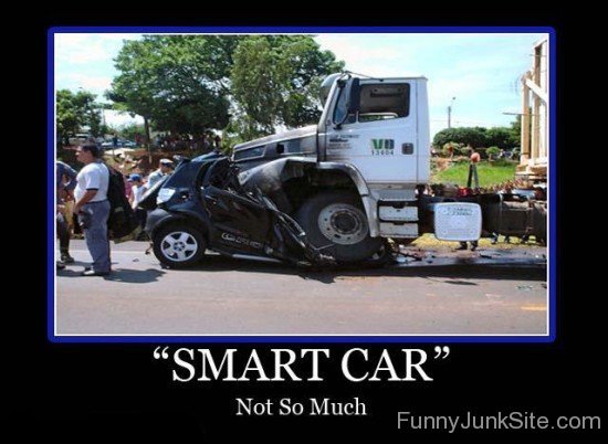 Smart Car Funny Poster