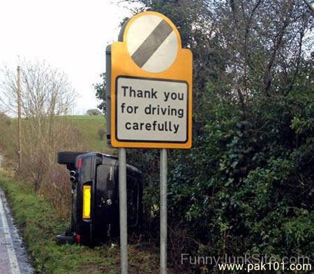 Thank You For Driving Carefully