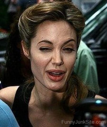 Angelina Jolie Funny Face