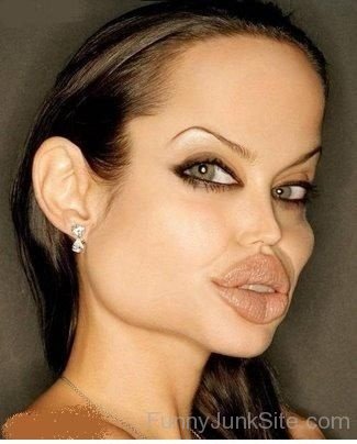 Angelina Jolie Funny Photo
