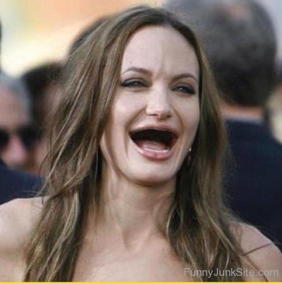 Angelina Jolie Smiling