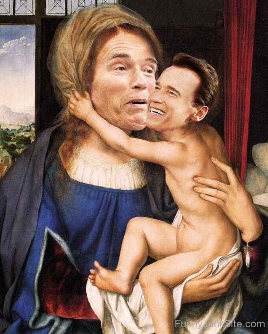 Baby Arnold Schwarzenegger