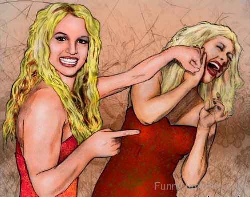 Britney Spears Funny Cartoon