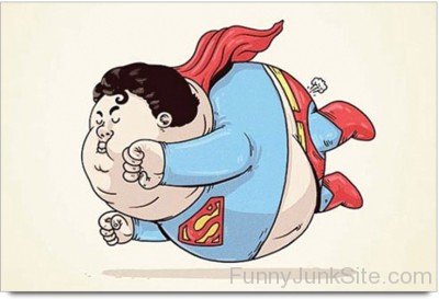 Fatty Flying Superman