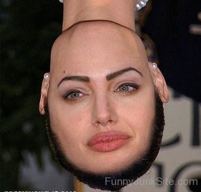 Funny Angelina Jolie Face