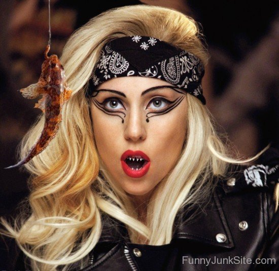 Funny Face Of Lady Gaga