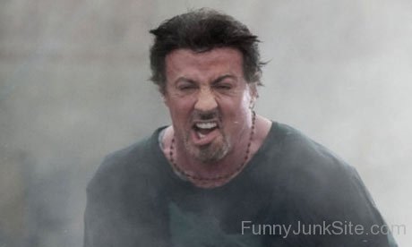 Funny Face Of Sylvester Stallone