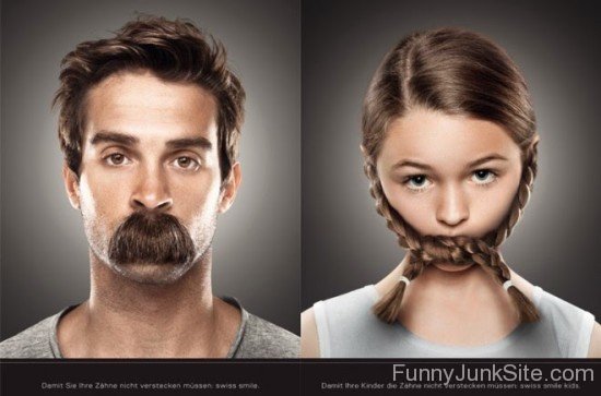 Funny Hair Ads